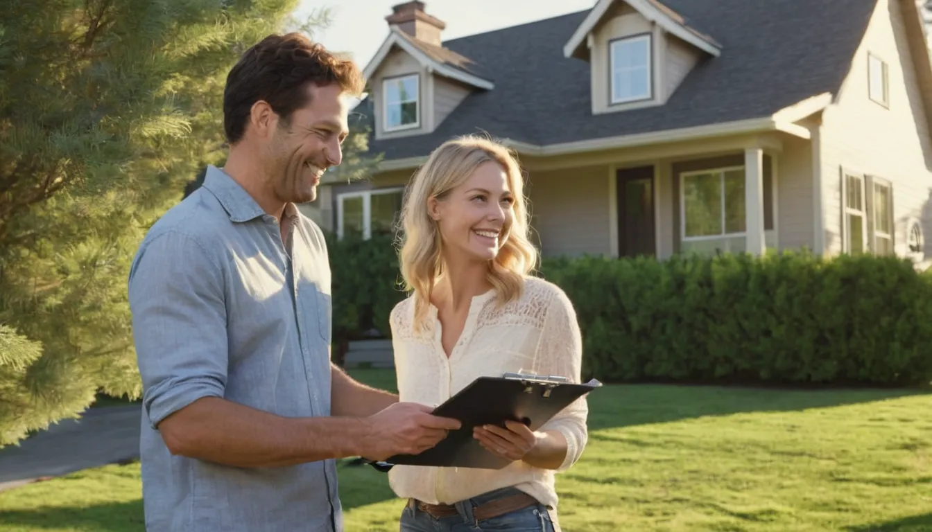 A homeowner reviewing a tree estimate with a local provider in the Lindon area